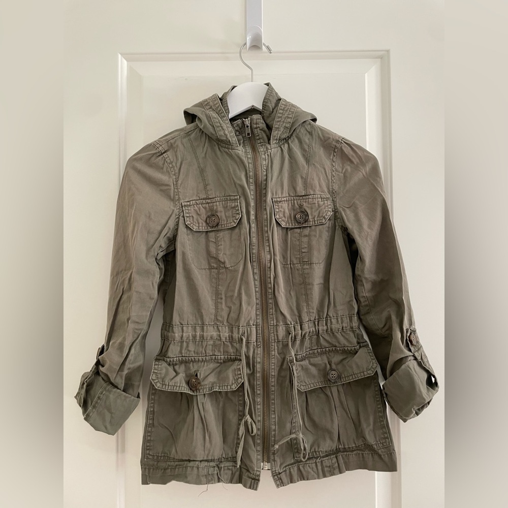 Olive utility jacket